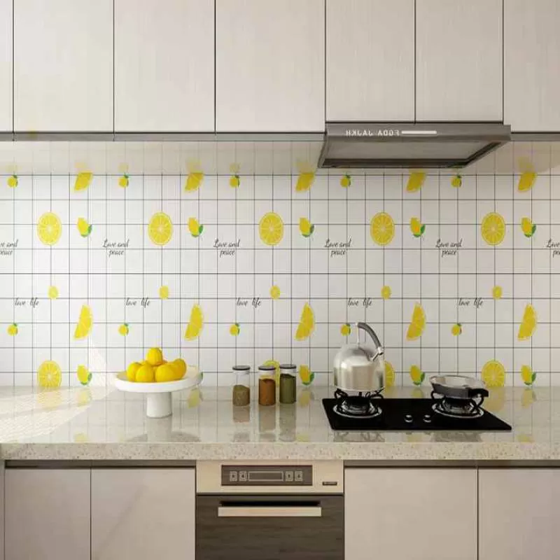 Waterproof Oil-proof Wall Paper Self Adhesive White Marble Background Vinyl Film Wall Stickers Cupboard Home Kitchen Wallpaper