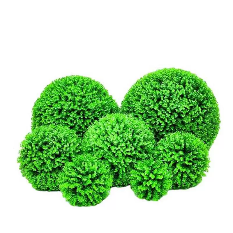 SENKE Factory Direct Sale Home Cafe Decor Eucalyptus Boxwood Grass Ball Artificial Plant Topiary Ball with Low Price