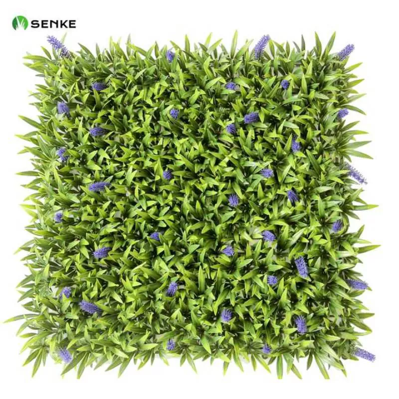 SENKE 1*1m Anti-UV High Quality Artificial Topiary Plant Boxwood Hedge Wall for Indoor Outdoor Decoration