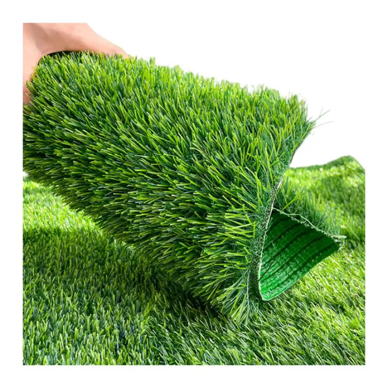 SENKE Soft Artificial Turf Grass PVC Grass Artificial Lawn Carpet with High Quality High Density for Landscape Garden