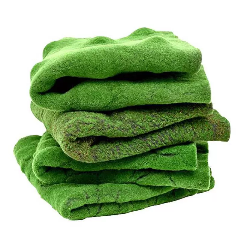 SENKEN  Artificial Vertical Garden Faux Green Moss Green Decor Artificial Moss Rocks Decorative Moss Wall Panel