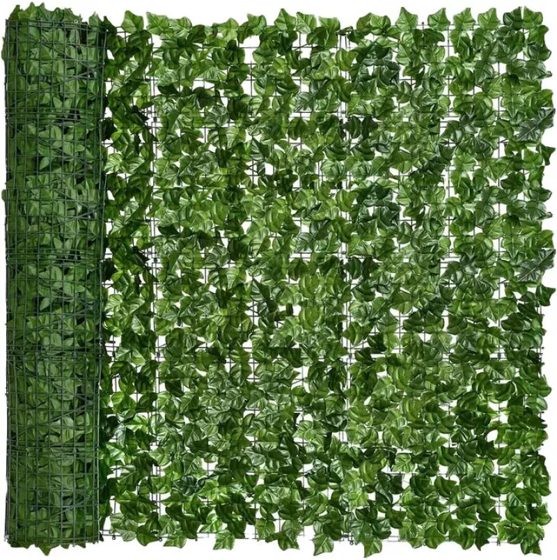 Factory Direct Supply Artificial Hedges Faux Leaves Fence Privacy Screen Cover Panels  Decorative Trellis