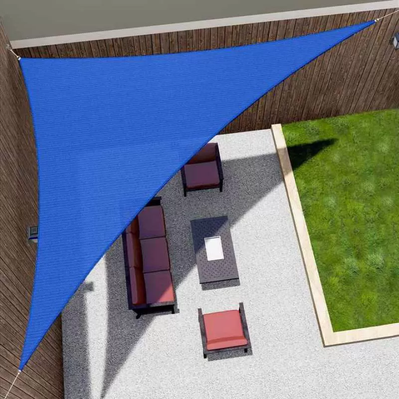 Factory Supplied Polyethylene Material for UV protection and Sun protection Triangular Sails Outdoor