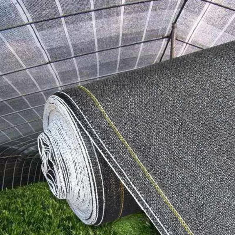 Factory Direct Supplied 50% Shade Rate Knitted Shade Net/Greenhouse Shade Net/Virgin HDPE and UV Shade Net(Round Wire)
