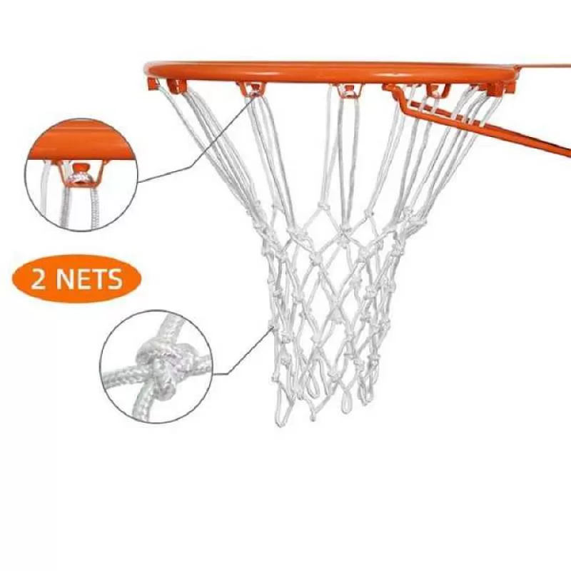 Factory Direct Supply High Quality Polyester Durable Sports Basketball Net(4mm Rope Diameter) for Basketball Game