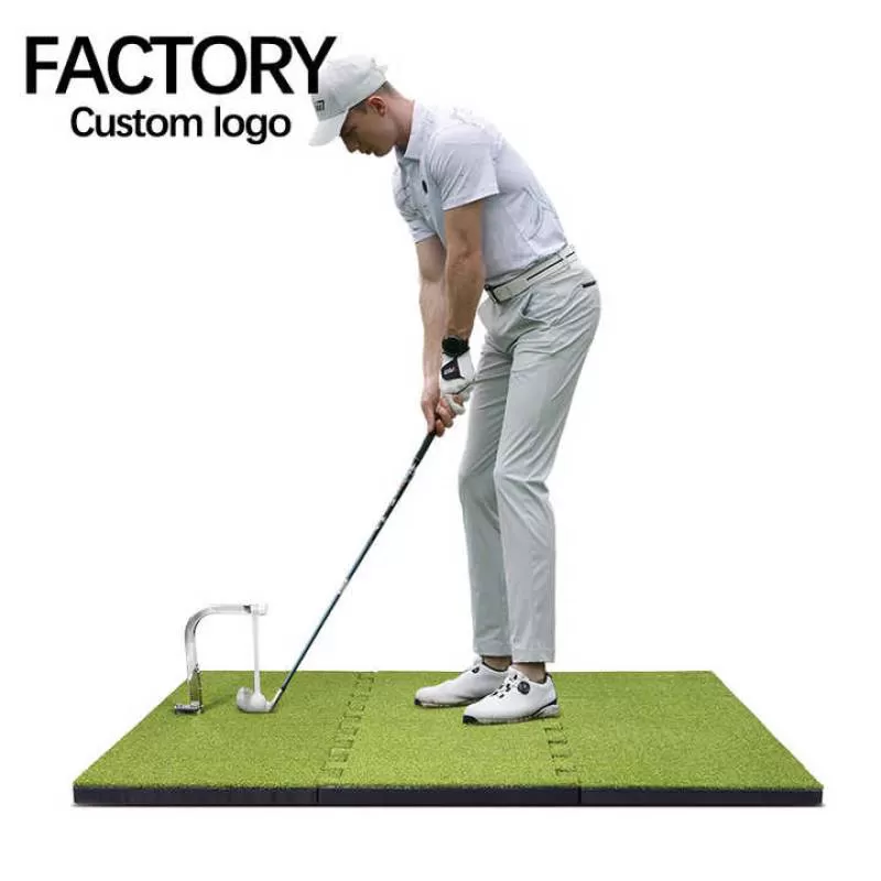 HL012 Golf Speed Swing Trainer Golf Training Aids Splicing Golf Hitting Mat