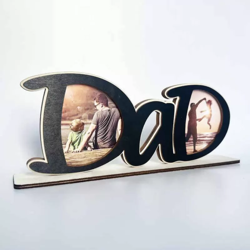 Creative Dad Letter Photo Frame Home Decor Gift Ideas Father'S Day Gift For Dad