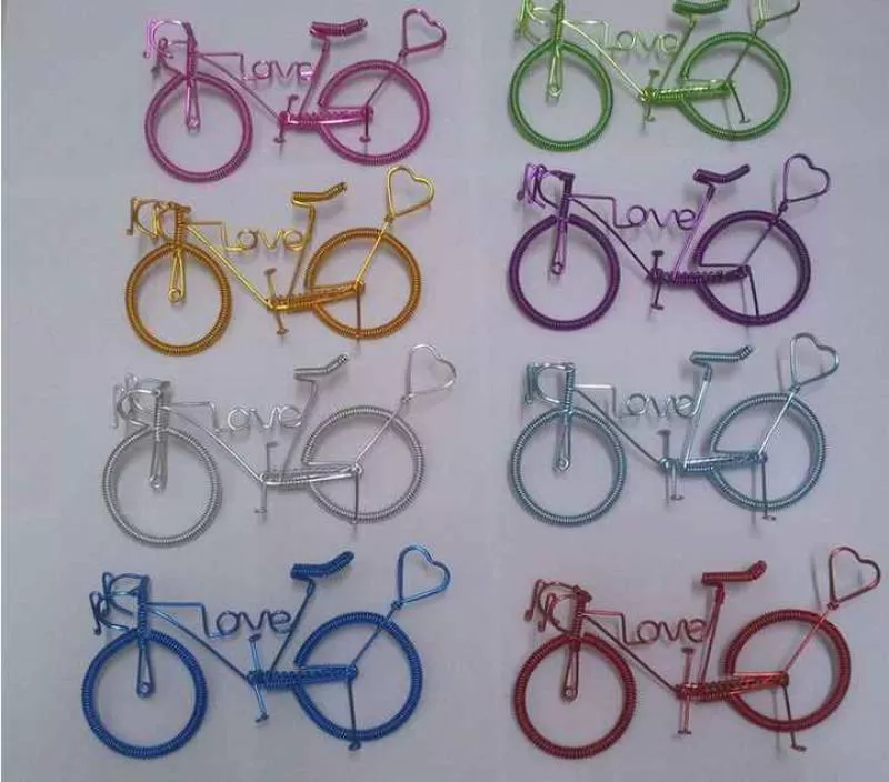 Factory Metal Toy Wire Art Bicycle Model for Home Decor