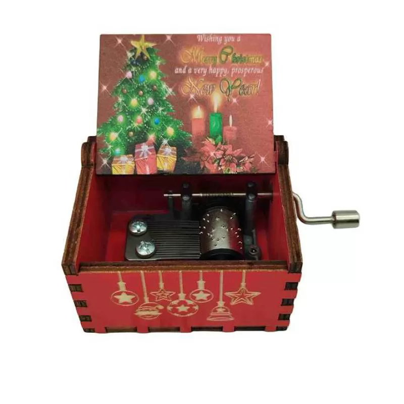 Factory Custom Printed Color Christmas Ornament Music Box
