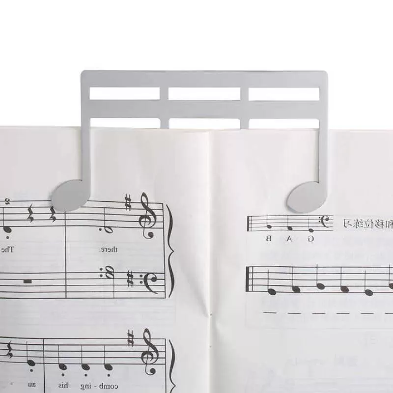 Multicolor Guitar Notes Music Clip Book Stand Clips Instrument Accessories Sheet Metal Clip