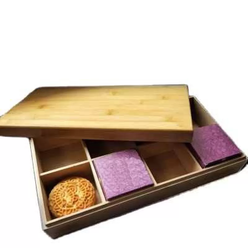 Wholesale Custom High-Grade Gift Mooncake   Box Wooden