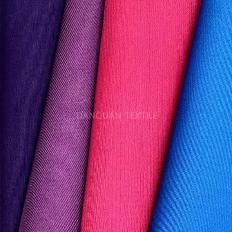 Plain Color White Polyester Cotton 65/35 TC Working Wear Fabric for Uniform