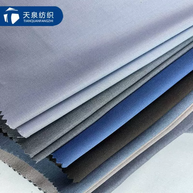 Fashion Popular Design 80% Polyester 20% Rayon 230gsm Twill Tr Suiting Fabric Men Polyester Viscose Fabric
