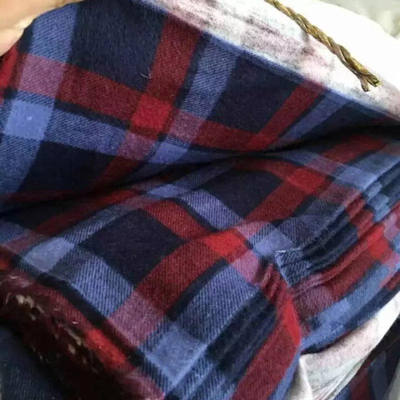 Spun Flannel Cotton Thick Fabric Bale From Factories