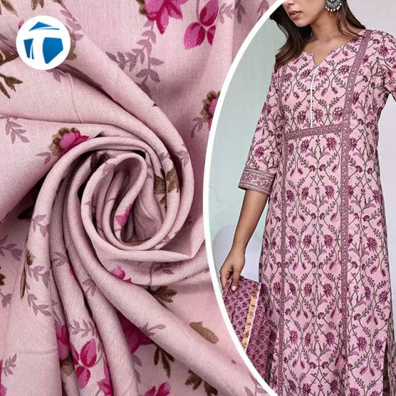 2025 China Keqiao Factory Custom Printed High-quality 100% Rayon Viscose Fabric
