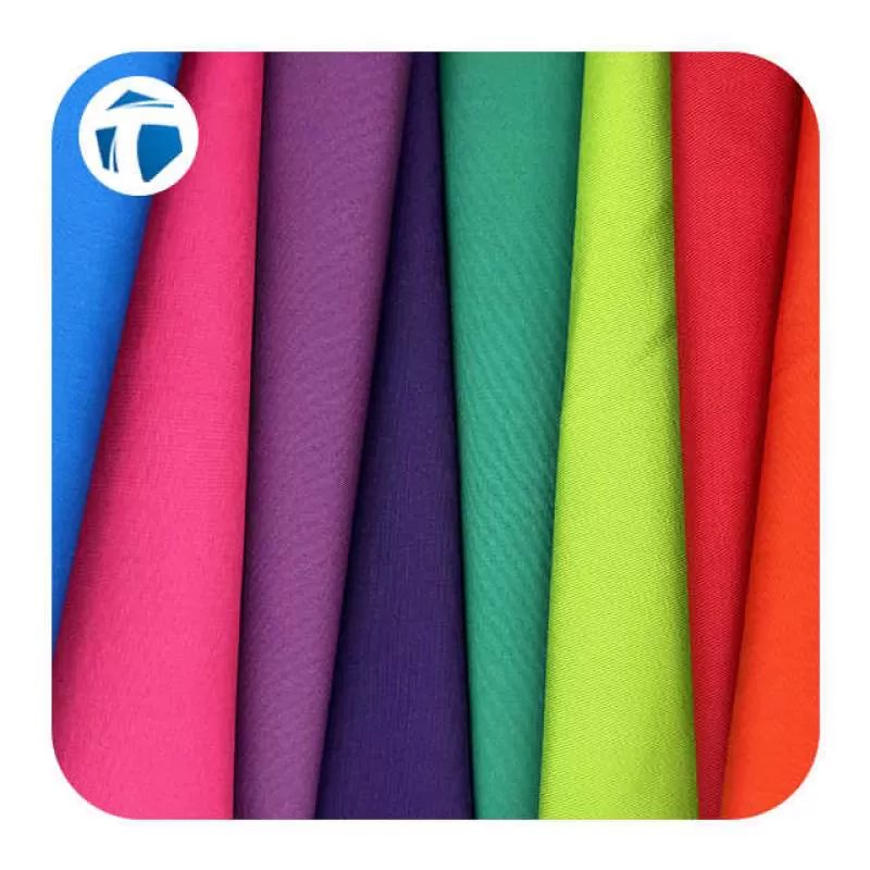 Wholesaler Factory 90/10 80/20 65/35 Colored Twill Fabric for Uniform