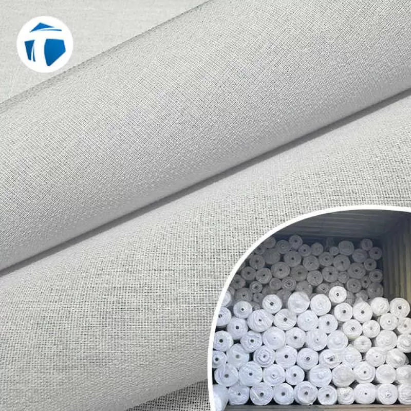 2024 Factory hot wholesale waistband hat oxford hard polyester interlining woven lining fabric export to India