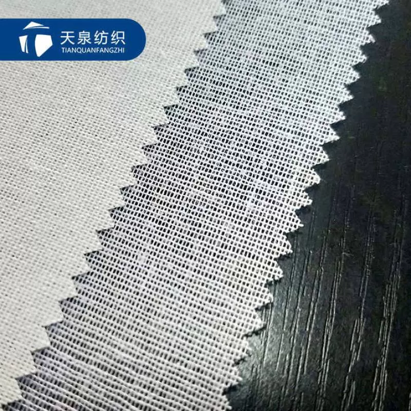 China Factory 100% Fusible Woven Interlining Fabric for India Market