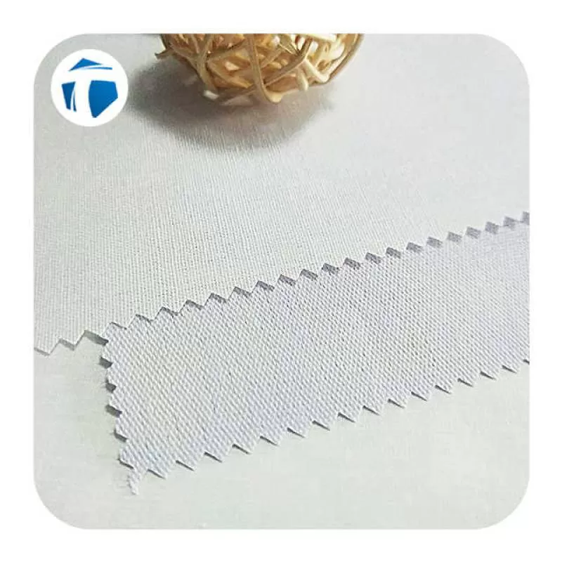 Raw White Interlining Woven Fusing Fabric Interlining China Factory