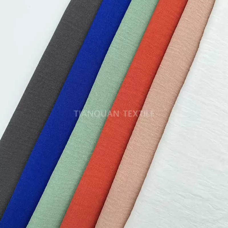 Oft Skin-friendly Stretch 100% Polyester Lightweight Thickness Stripe Solids Style 150cm 150-170GSM Woven Technices CEY Fabric