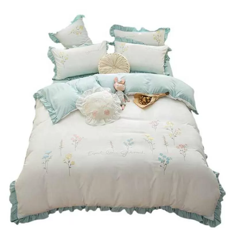 Luxury Bedding Sets Bed Sheet Princesses Ruffle Bedding Set