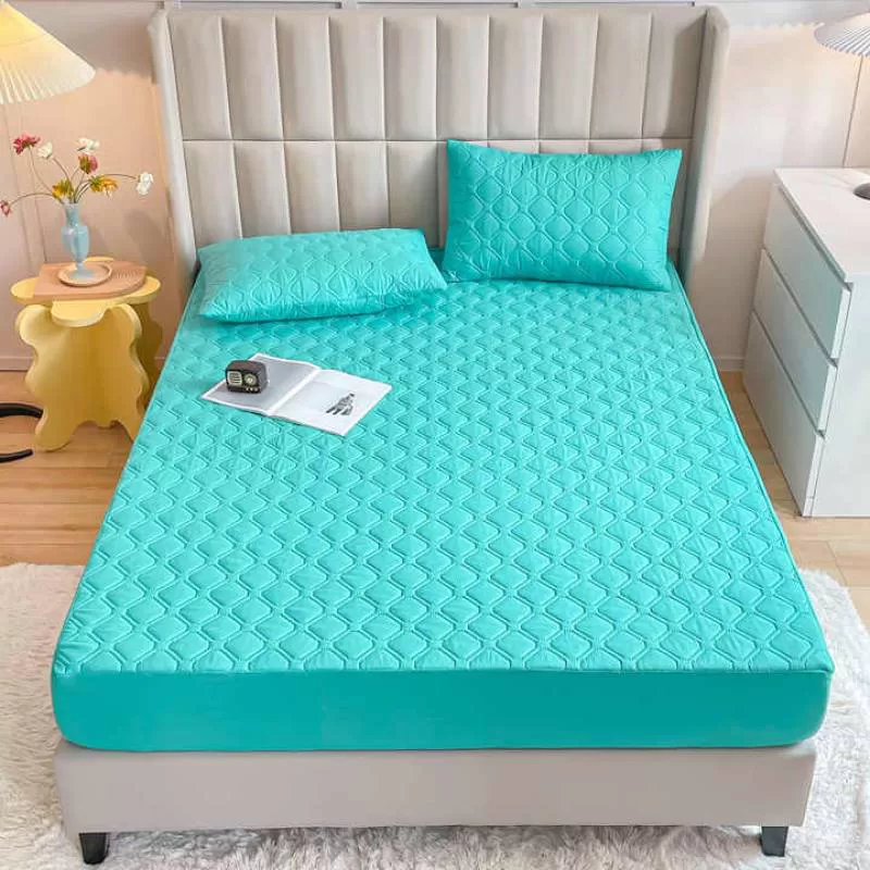 Exquisite New Arrival Double Bed Design Waterproof Healthy Quilted Mattress Protector