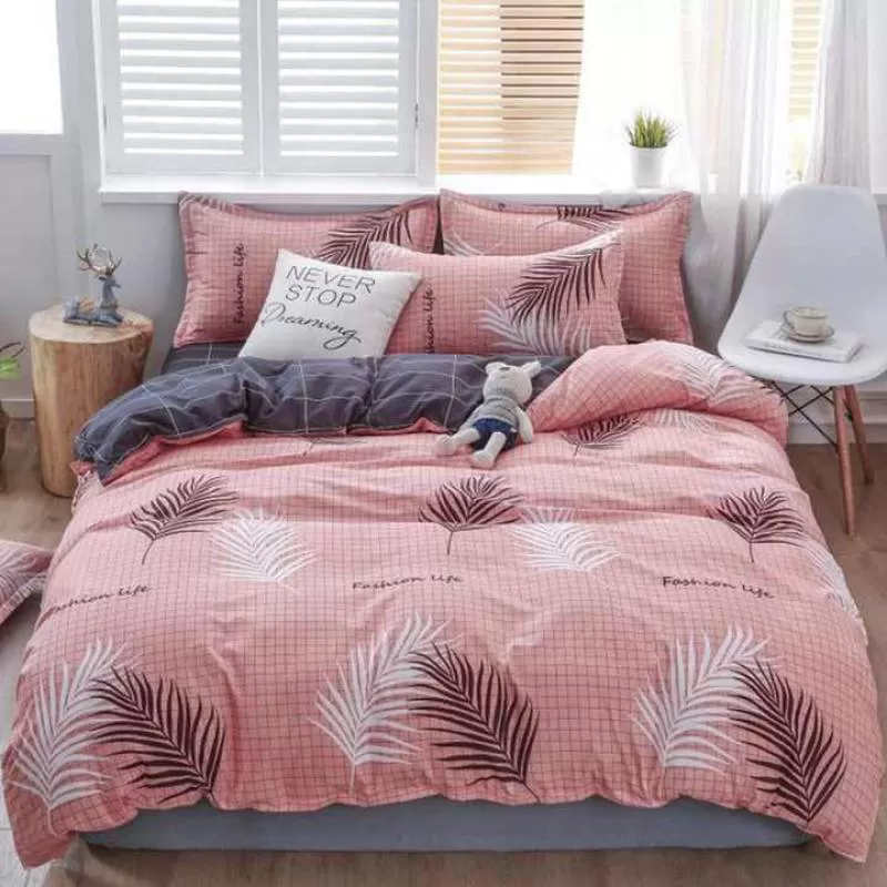 Hotel Quality Factory Supply  Luxury Duvet Cover 4 Pieces Bed Sheet Set Comforter Bedding Set With 2Pcs Pillow Case