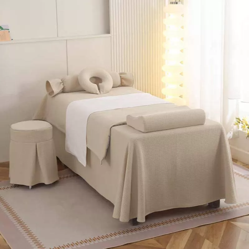 Spa Bed Slip Cover Massage Table Bed Sheets Spa Set Premium Microfiber Flat Sheets for Massage Bed Table