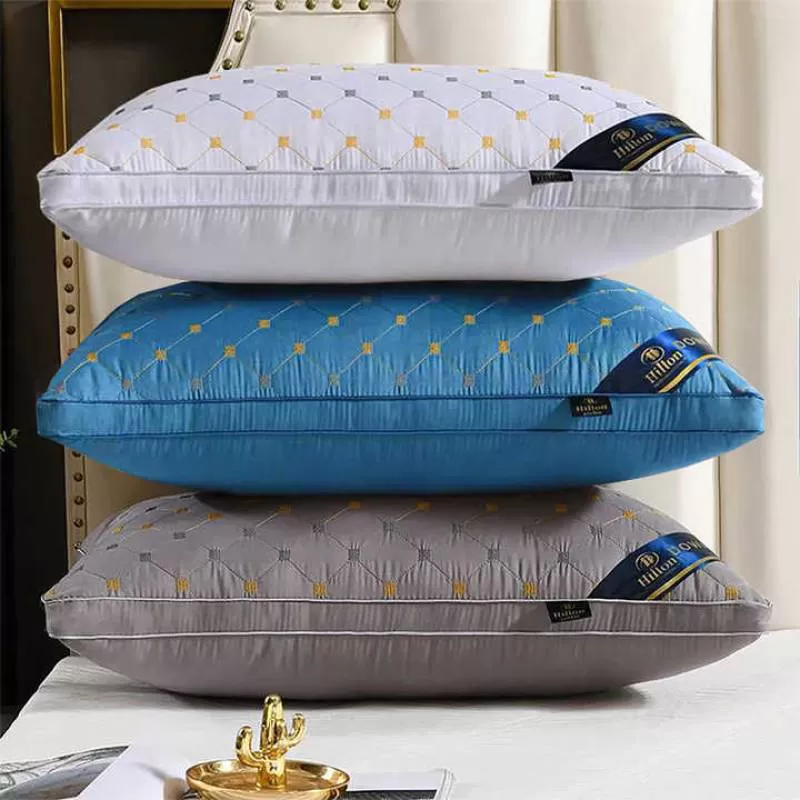 Paris Wholesale Sleeping 5 Star Luxury Hotel Hilton Polyester Magic Pillow 1000G