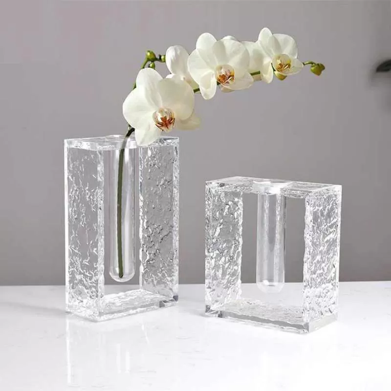 Home Decor Creative Flower Arrangement Plants Pot Living Room New Design Acrylic Vase