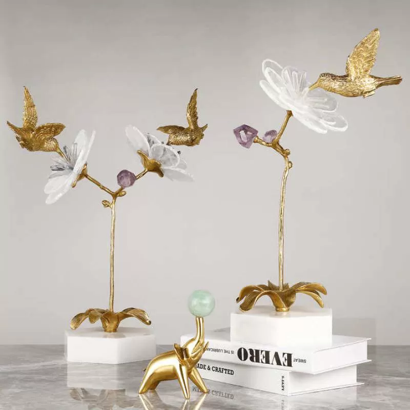 New Chinese Style Gift Decorations Designer Ornaments Wedding Home Decor Crystal Accessories