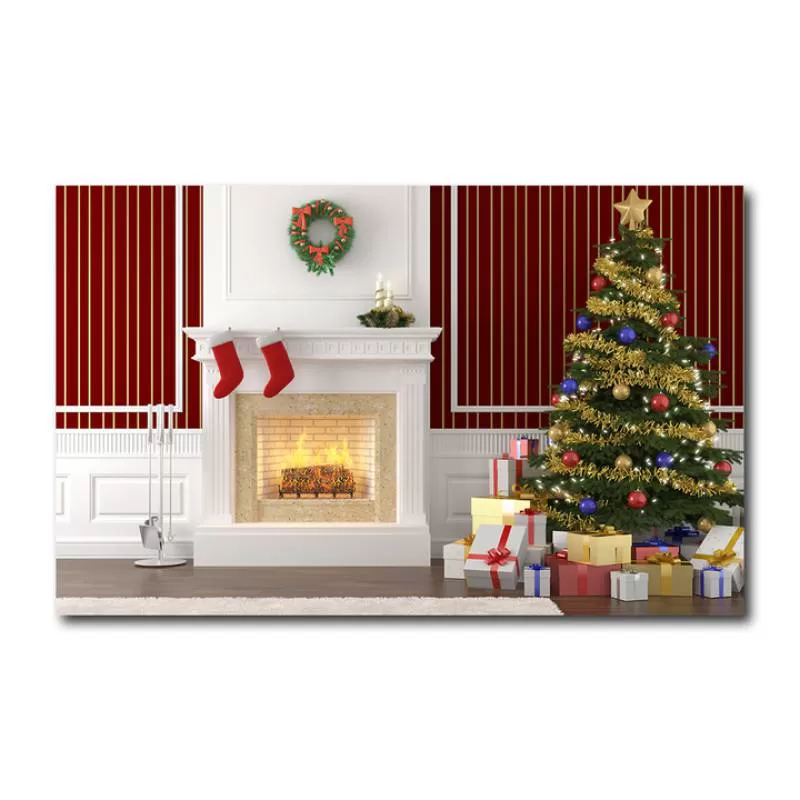 Wholesale Printed Canvas Painting Christmas Gift Holiday Decoration Christmas Decorations