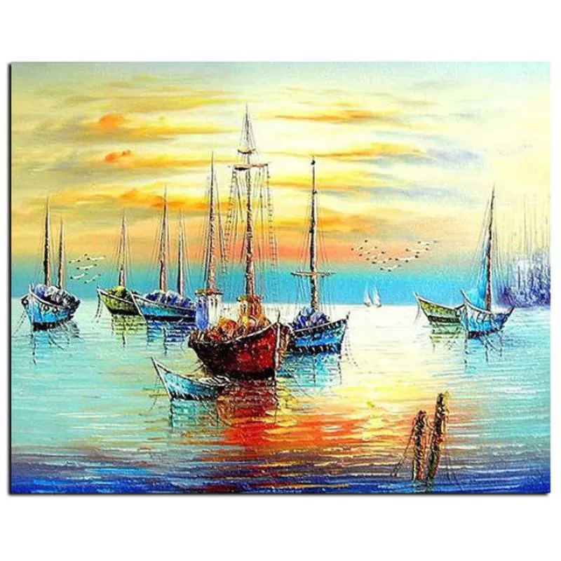 Top Selling Diy Oil Digital Painting by Numbers Kits Abstract Acrylic Paint by Numbers for Adults Home Decor