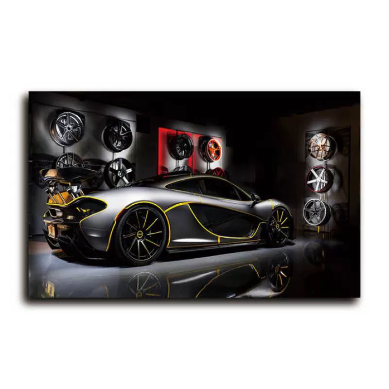 2024 Best Selling Car Abstract Art Print Painting Printing Canvas Painting for Home Decoration