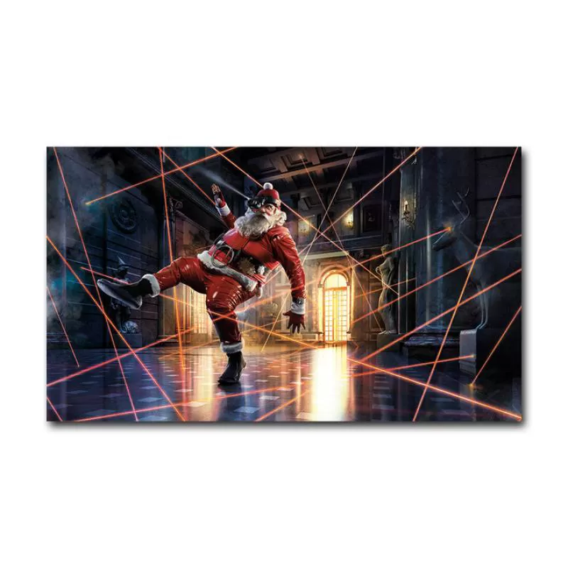 Hot Sale Printed Canvas Painting Father Christmas Christmas Gift Holiday Decoration Hanging Picture Christmas Decorations