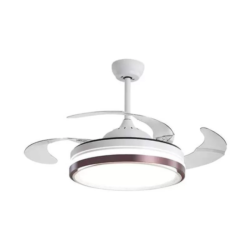 Modern Design Ceiling Fan 42 Inch Invisible Retractable Ceiling Fan Decorative Indoor Ceiling Fan Light