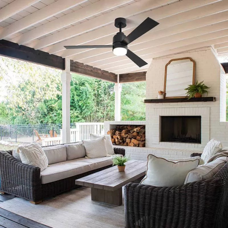 Modern Design 52 Inch Ceiling Fans 3 Blades With Light a Remote Control Mountain Air Ceiling Fan