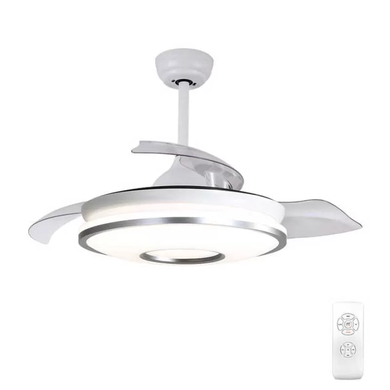 42 Inch Round Ceiling Fans With Lights Home Indoor Decorative Modern Silent Ceiling Fan With Light