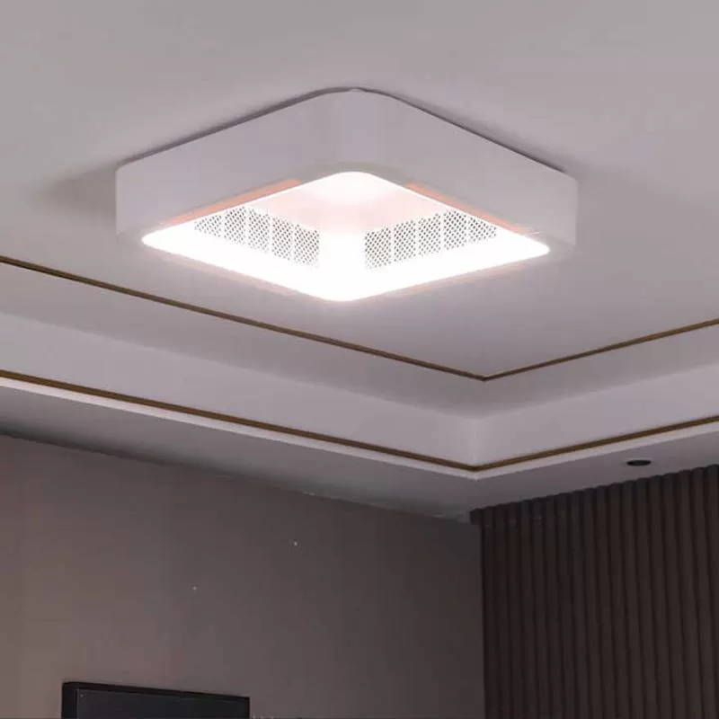 In Stock Bladeless Fan Light Intelligent App Remote Control Bladeless LED Ceiling Fan for Home Indoor