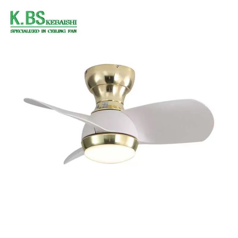 High Quality 23 Inch LED Fan With 18w Light ABS Blades Low Profile Ceiling Fan WIth Light and Remote Control