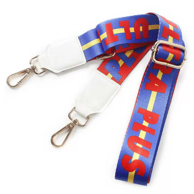 Custom Design logo Detachable Bag Shoulder Strap Adjustable Cross Fashion Straps