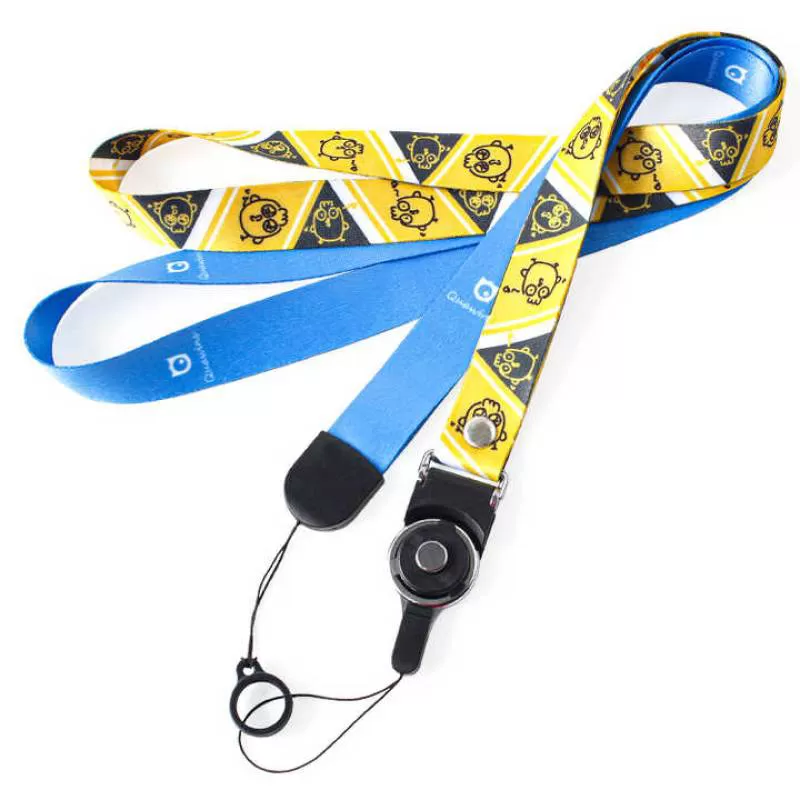 Custom Breakaway Sublimation Keychain Lanyards With Logo Custom Silicon Ring Lanyard