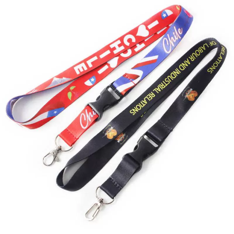 Custom Polyester Sublimation Logo Badge Lanyard Holder for Lanyard Custom