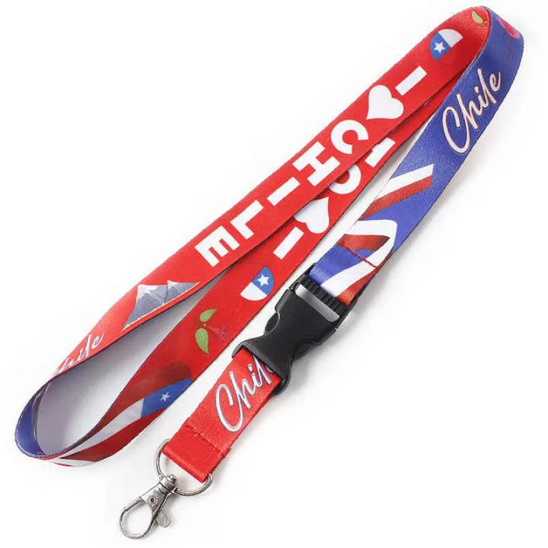 Low Shipping Lanyard Promotional Custom Printed Neck Polyester Lanyard with Logo Free Sample