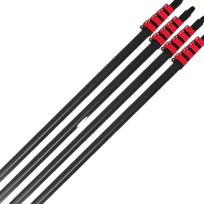 Extentool 3K 100% 60ft Carbon Fiber Gutter Cleaning Extension Pole for Aluminum Extension Pole