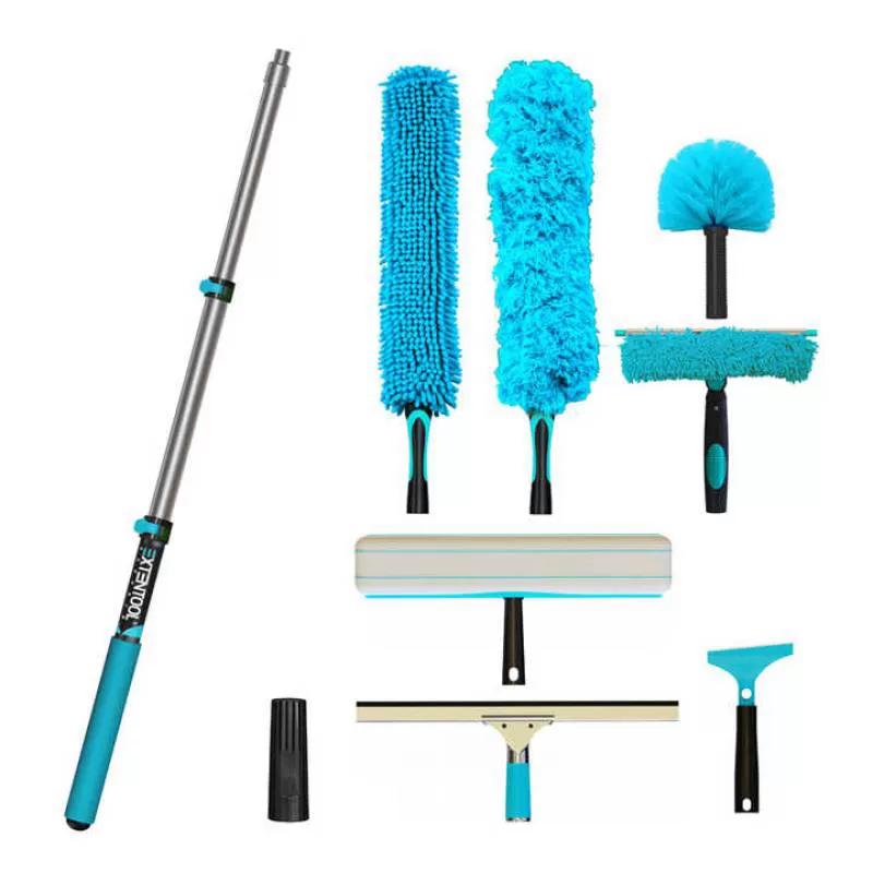 Extentool Wholesale Three Section Pole 1.5m Aluminum  Telescopic Extension Pole for Painting Dusting and Window Cleaning