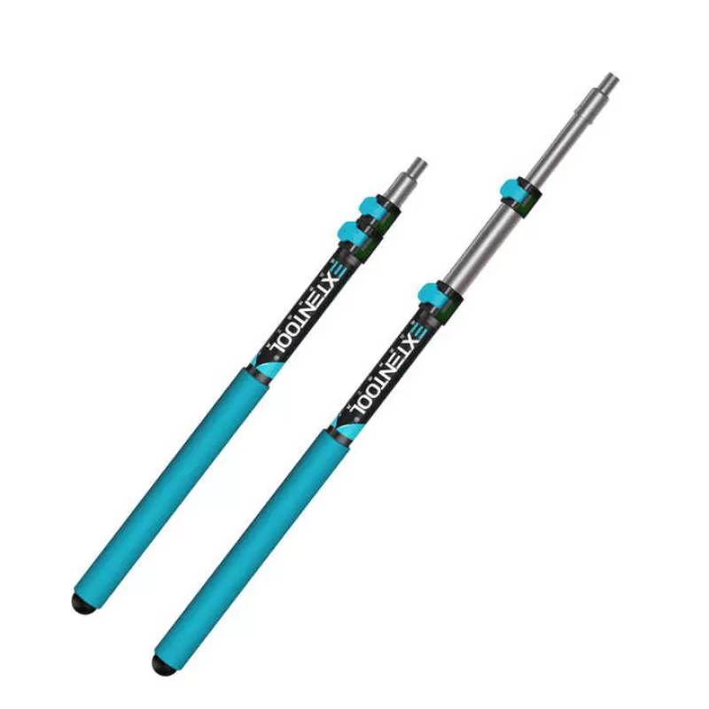 EXTENTOOL Professional Long Aluminum Light Telescopic Extension Pole Multi Purpose Extendable Pole Telescoping Pole for Cleaning