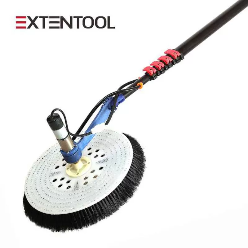 Extentool 3.5m Automatic Solar Panel Cleaning Sprinkler Telescopic Water Fed Window Cleaning Kit Extension Pole