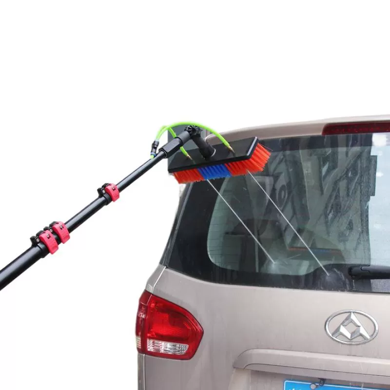 Extentool Extentool Glass Clamp Window Solar Cleaning Brush Adjustable Water Fed System