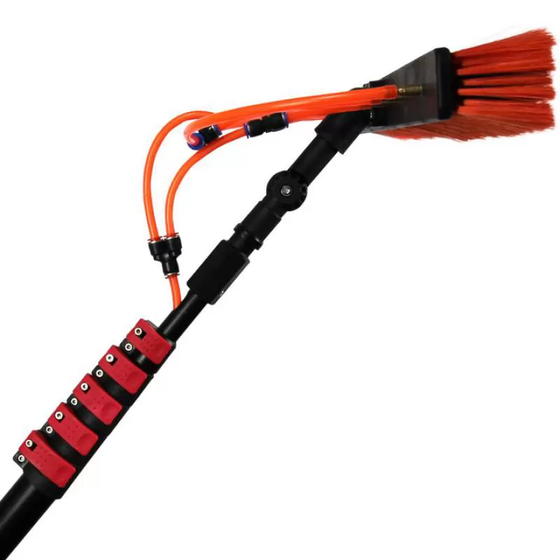 Extentool 10.8m Water Fed Pole Kit System for Washing House Solar Window Cleaning Telescopic Pole